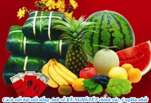 Kỳ nghỉ Tết tiếng Anh