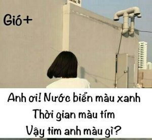 thả thính về sắc tím