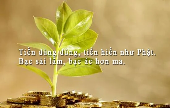 danh ngôn hay về tiền
